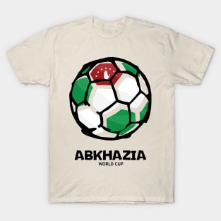 Abkhazia Football Country Flag T-Shirt